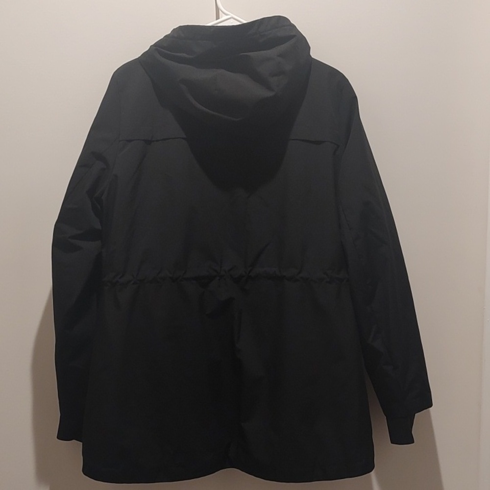 Michael Kors Black Hooded Utility Anorak Parker Style Jacket Vacation - Picture 5 of 8